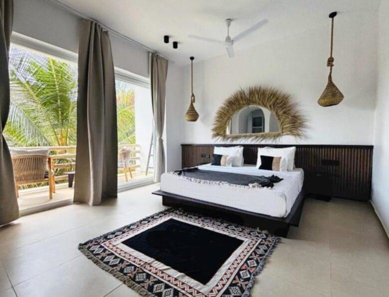 Deluxe pool-view suite with balcony